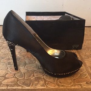 Diamond Black Heels